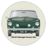 VW Karmann Ghia 1962-69 Coaster 4